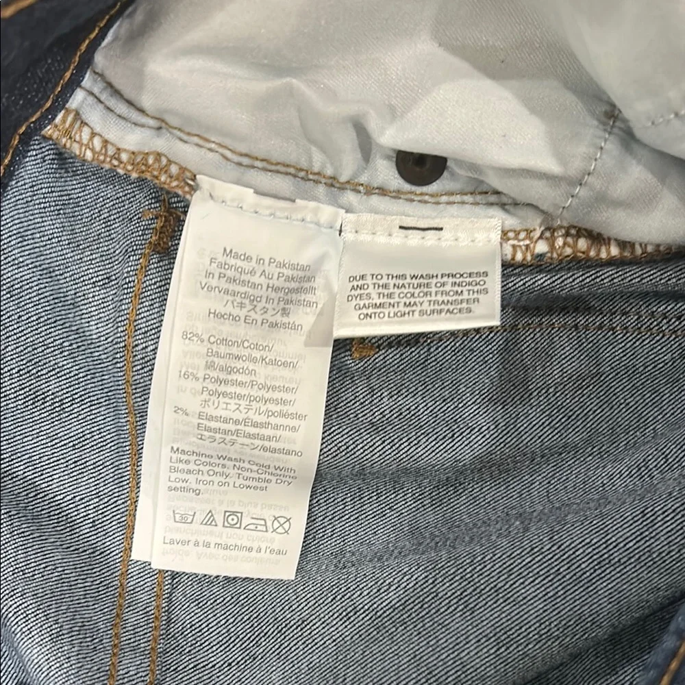 J. Crew Blue Ankle Cropped Jeans with Raw Hem - Picture 5 of 7